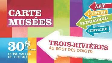 Carte des Musées de Trois-Rivières