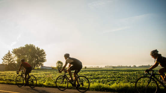 Une sortie automnale à vélo le long du Chemin du Roy