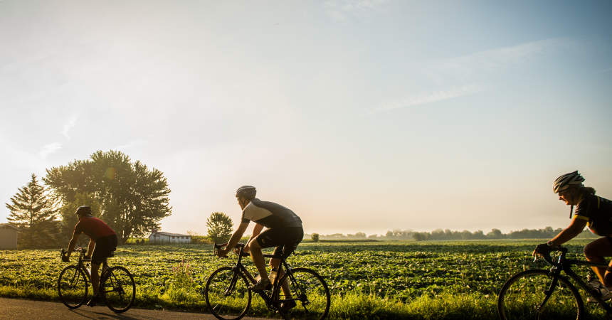 Une sortie automnale à vélo le long du Chemin du Roy